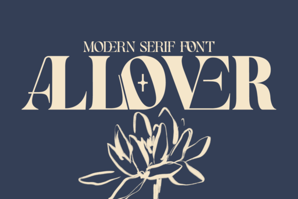 Allover Modern: Elevate Your Brand with Elegant Serif Typography