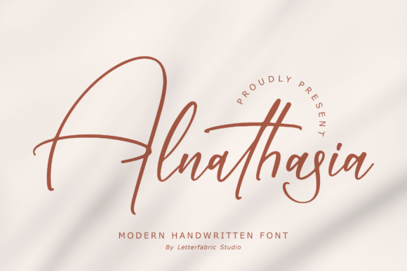 Alnathasia: Elevating Your Brand with Modern Handwritten Elegance