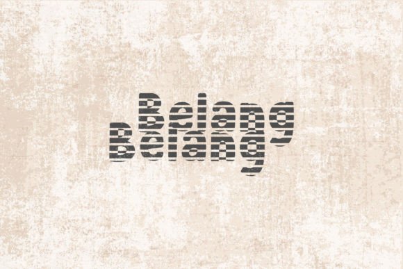Belang Belang: Evaluating a Refined Serif for Luxury Design