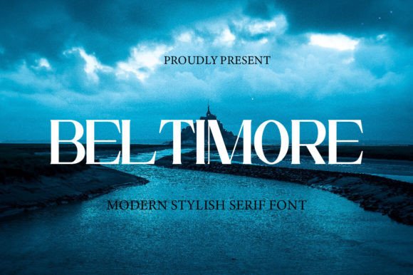 Beltimore: Elevating Modern Design with a Stylish Serif Typeface