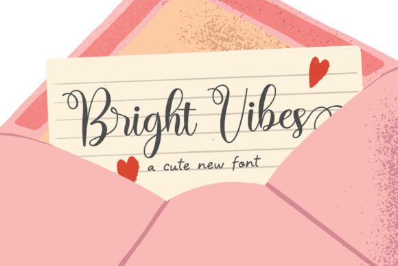Bright Vibes: Bringing Warmth and Personality to Your Designs with a Sweet Handwritten Script