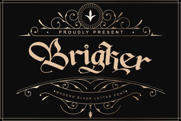 Brigker: Bold Blackletter for Distinct Design