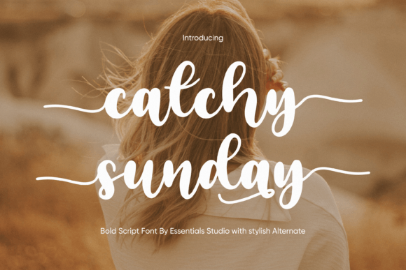 Catchy Sunday: Elegant Script for Modern Design