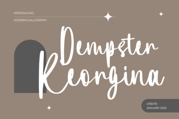 Dempster Keorgina: Evaluating the Fit of an Elegant Handwritten Font for Modern Design Projects