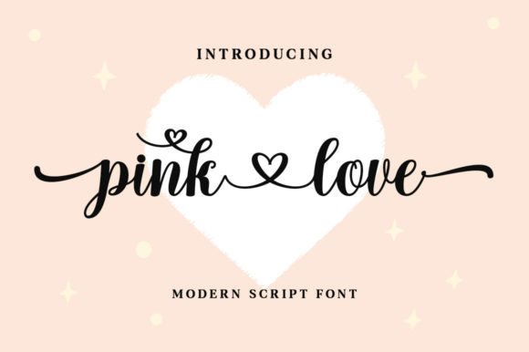 Pink Love: Evaluating a Stylish Script Font for Modern Design
