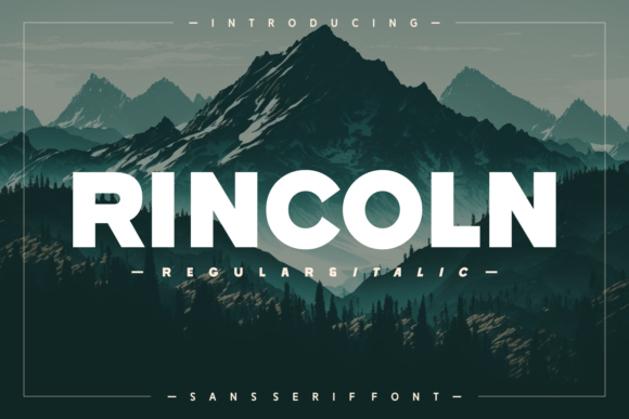 Rincoln Font: Bold Clarity for Modern Design