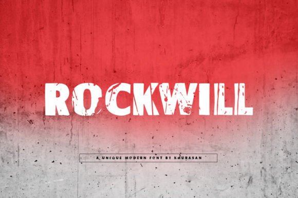 Rockwill: Elevating Visual Identity with Modern Sans Serif Rough Typography