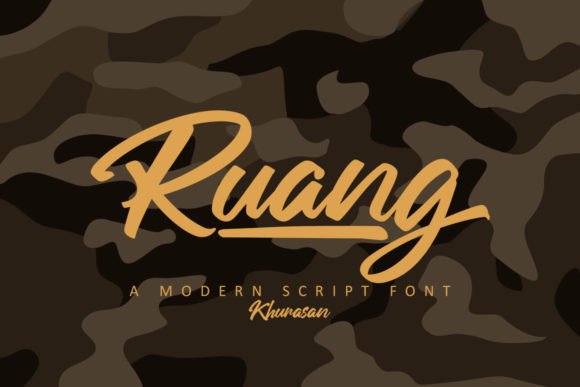 Ruang: Elevating Your Design Projects with a Modern Cursive Script