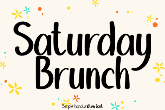 Saturday Brunch: A Sweet Handwritten Font