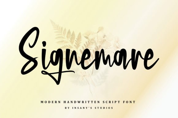 Signemare: Elevate Design with Elegant Handwriting