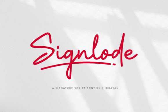 Signlode: The Elegant Script for Modern Design