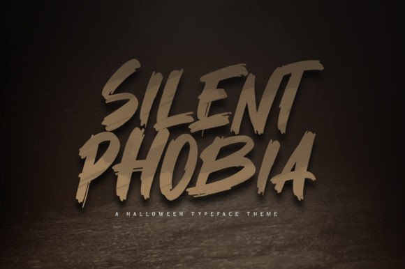 Silent Phobia: A Handwritten Font for Bold Designs